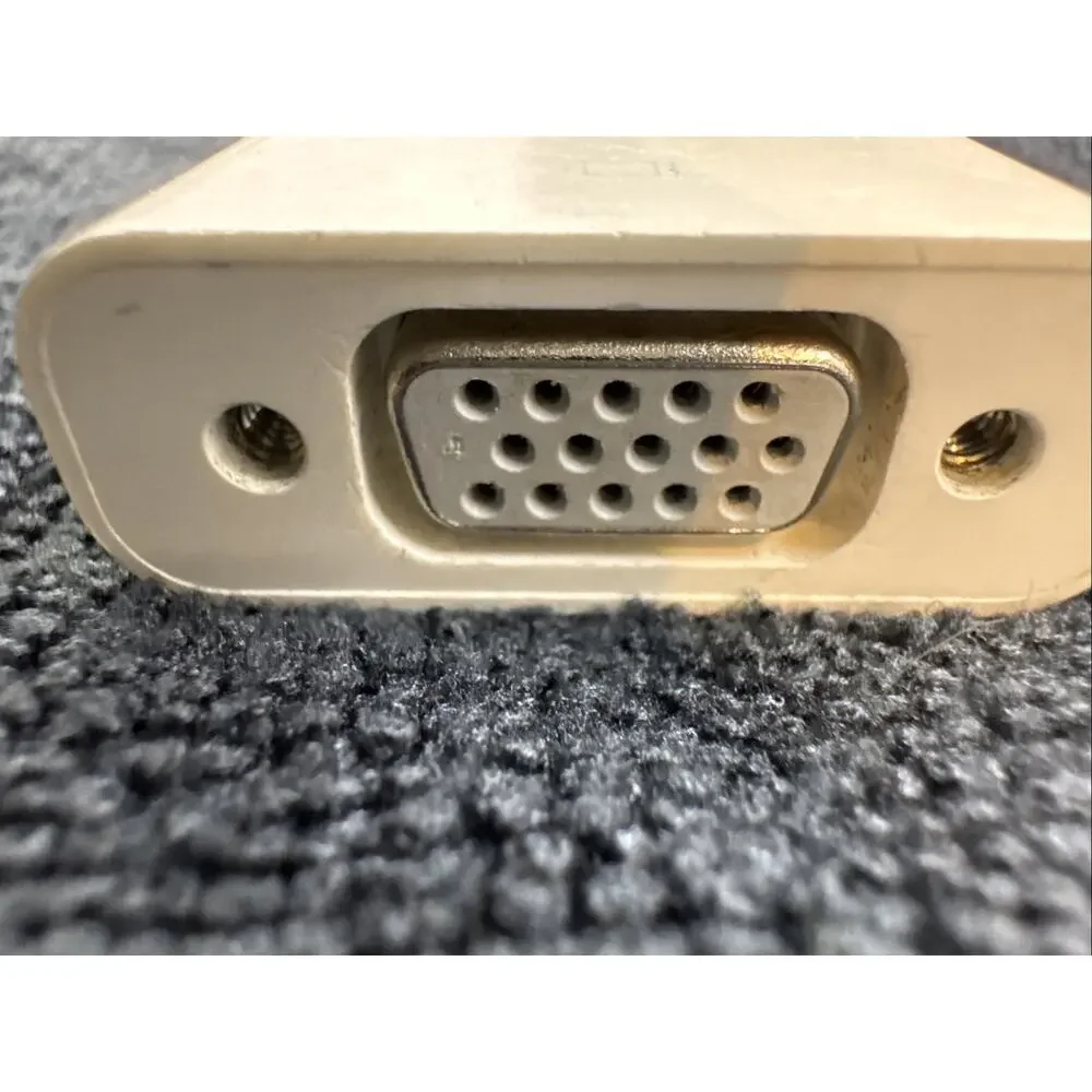 Genuine Apple Mini DisplayPort to VGA Adapter Model A1307 TESTED WORKING